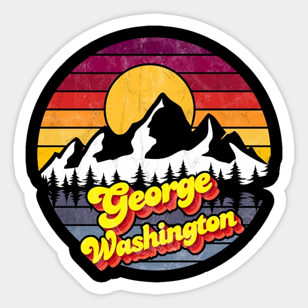 George Washington Sticker by Jennifer